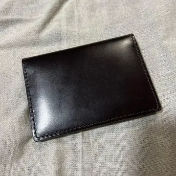 GANZO Fico 2면 패스 케이스 다크 브라운