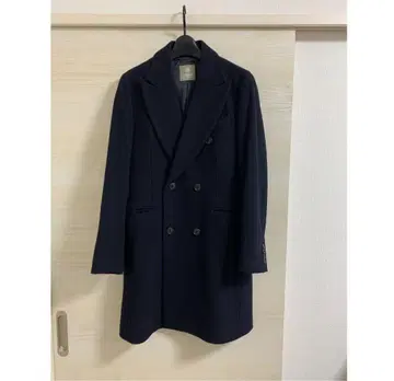 nano UNIVERSE 네이비 트렌치코트