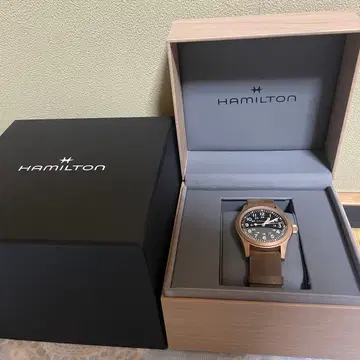 해밀턴 HAMILTON 카키 필드 메카 브론즈 수동 와인딩