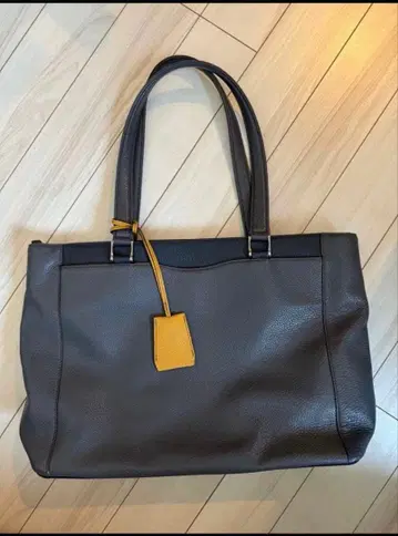 Fujitaka 카르크레더 토트백 A4 비즈니스 그레이