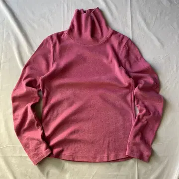 00s 유니클로 올드 유니클로 서멀 플리스 롱T Y2K