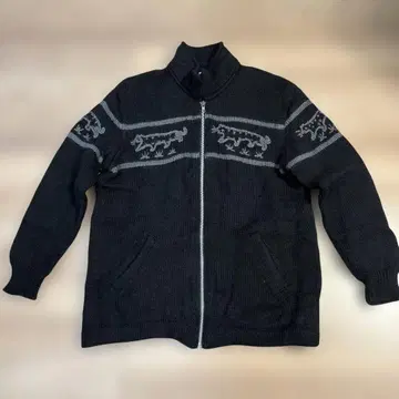 H.R.MARKET 집업 니트 L 블랙