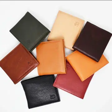 가죽 접이식 지갑 블랙 일비종떼