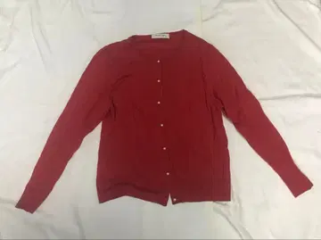 프로필 필독 프랑슈리페 펄 버튼 가디건 긴팔 니트탑