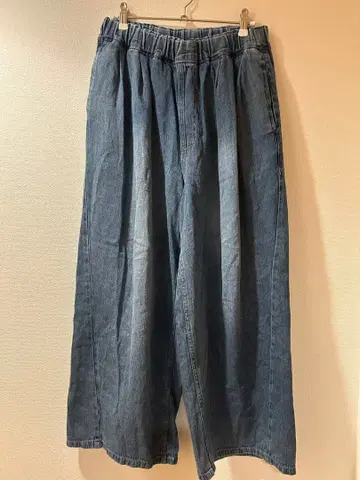 PUAL CE CIN (퓨어세신) [25th] 면린넨 데님 이지 팬츠