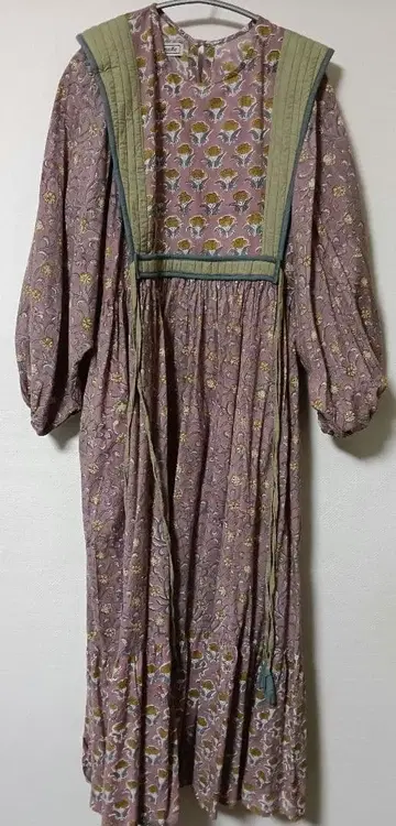 사루체 saruche 퀼팅 원피스 핸드메이드 인도 면