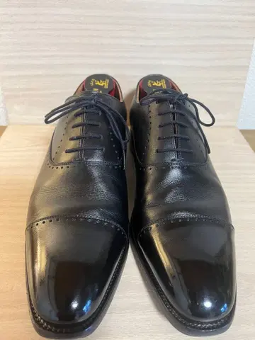 새상품급 스코치 레인 PB2230 스트레이트 팁 드레스 슈즈 블랙 가죽