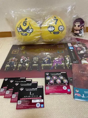 죠죠 제일복권 죠죠 월드 G상 쫀득쫀득 모찌 봉제 인형 덤 포함