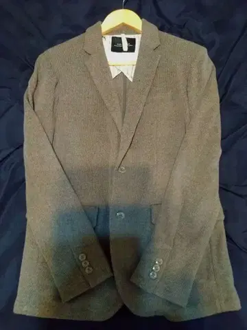 나노 유니버스 카키 언컨 테일러드 자켓