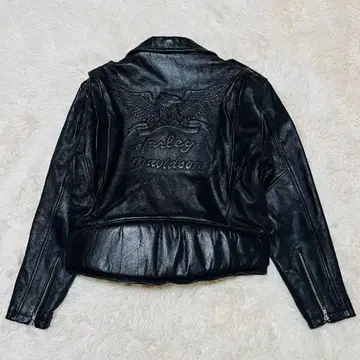 [ 레어 모델 ] HARLEY DAVIDSON 더블 라이더 자켓