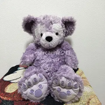 WDW 디즈니 베어 더피 퍼플 라벤더 보라색 봉제 인형
