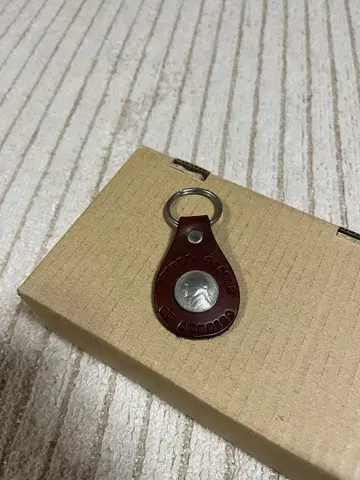 아메리카 합중국 쿼터 코인 키링 가죽제