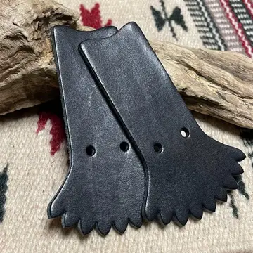 폴스탄 극후 블랙 빈티지 가죽