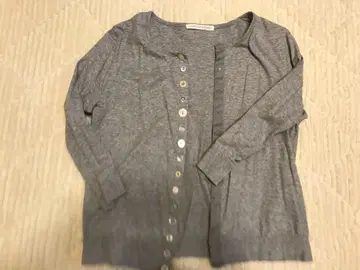 캐비지스&로지스 그레이 긴팔 가디건 프론트 버튼