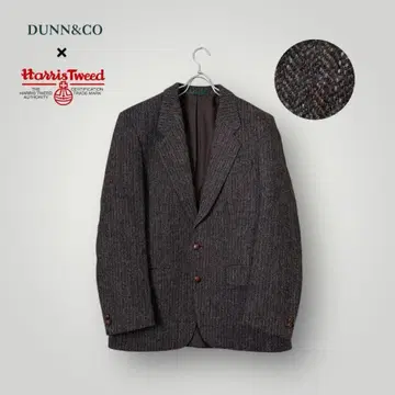 [컨디션 최상 고급] DUNN&CO Harris Tweed 테일러드 자켓