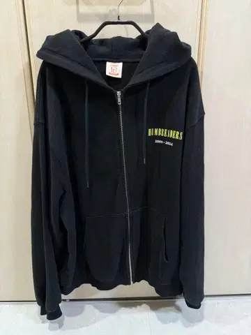한브레더즈 15주년 지퍼 후드티 블랙 XL