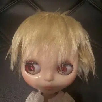 브라이스 잘생긴 남자 모헤어 가발 블론드 숏 헤어