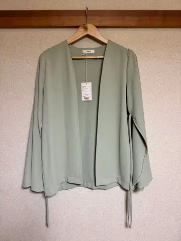 노카라 자켓 라이트 그린 mideal