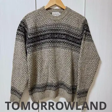 TOMORROWLAND 페어아일 패턴 스웨터