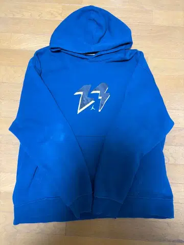 Jordan 후드티 XXL 파란색
