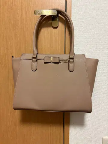 [ 새상품급 ] AOKI LES MUES 토트백 취업 활용 핑크 베이지