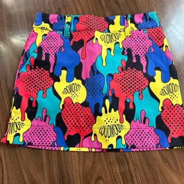 라우드마우스 여성용 컬러풀 스커트 이너 포함 S