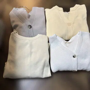 PROPORTION 화이트 리브 가디건 외 전 4점 세트!