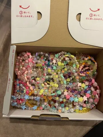 컬러풀 비즈 목걸이 세트