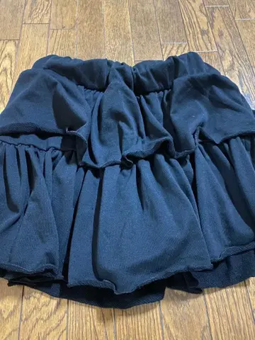 블랙 미니 스커트