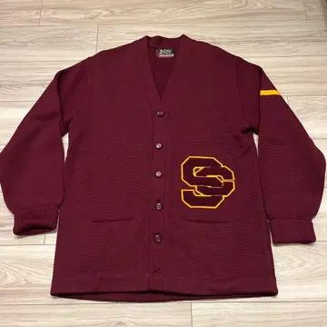 Whiting 버건디 가디건 40s