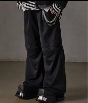 [GRANCY] 튤 레이어드 디자인 슬랙스