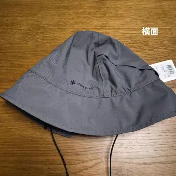 snow peak x TONED TROUT 콜라보 레인 햇