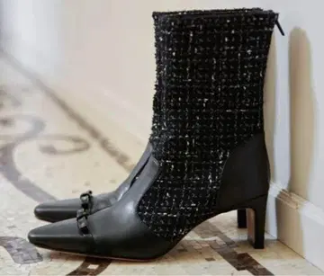 느와르 리본 부츠 [ 24.5cm ]