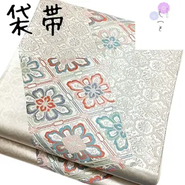 2 에토 후쿠로 오비 쇼소인 화문 은