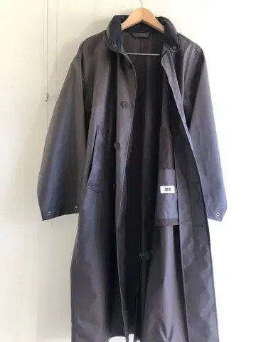 UNIQLO U 다크 브라운 롱 코트