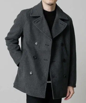 나노 유니버스 LB.04 테크 멜톤 숏 P 코트 다크 그레이 M 사이즈