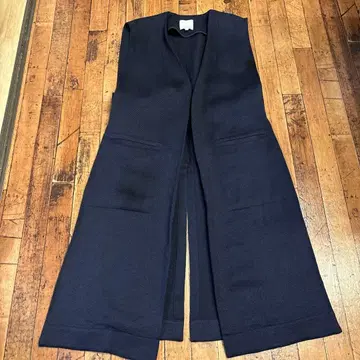 TODAYFUL 네이비 슬리브리스 베스트 size36