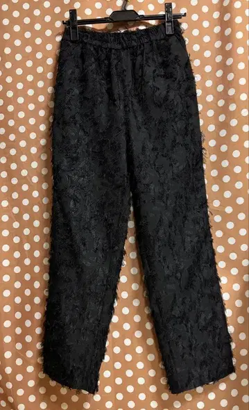 미사용 새상품 야마다야 [RADIATE] 페더 프린지 테이퍼드 팬츠