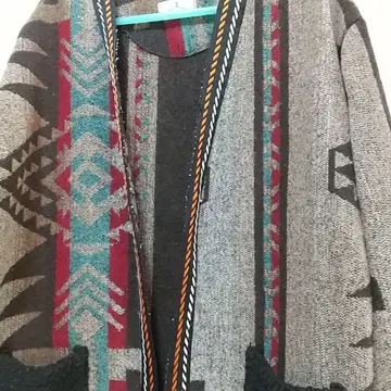 에스닉풍 롱 코트