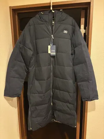 무타 마린 다크 그레이 후드 부착 다운 자켓 사이즈 7