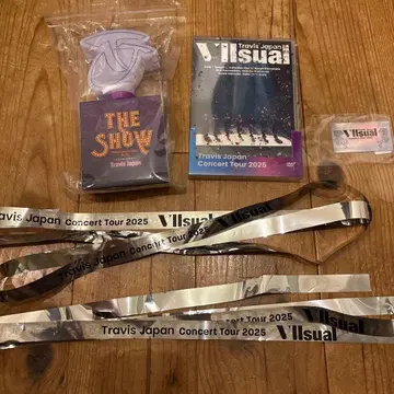 Travis Japan 2025 DVD 은색 테이프 응원봉