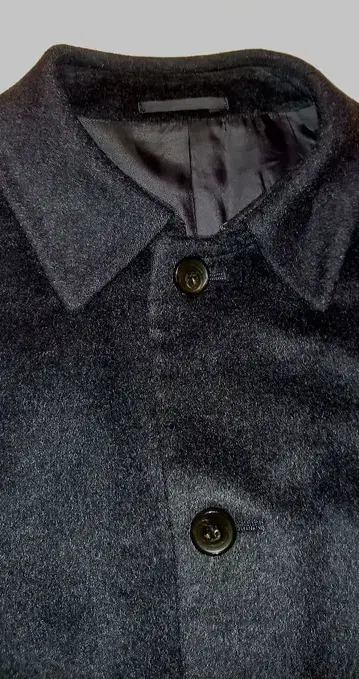 남성용 [ 울 캐시미어 ] MELROSE 블랙 코트