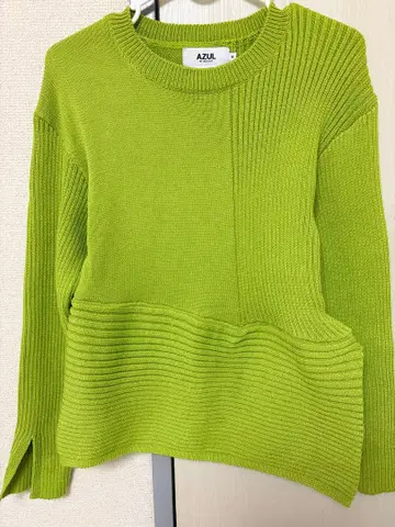 AZUL by moussy 그린 니트 상의 M