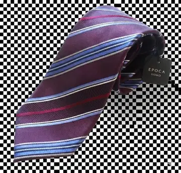 EPOCA UOMO 에포카 신상품 넥타이 일본제 실크 100% 8
