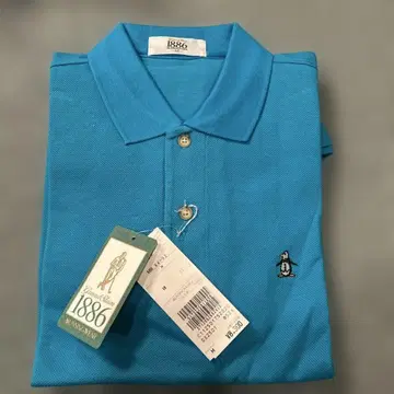 1886 피케 셔츠 M 사이즈 파랑