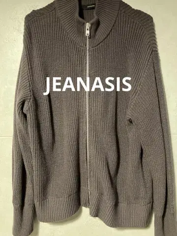 JEANASIS 7G 아제 크러쉬 ZIP 가디건