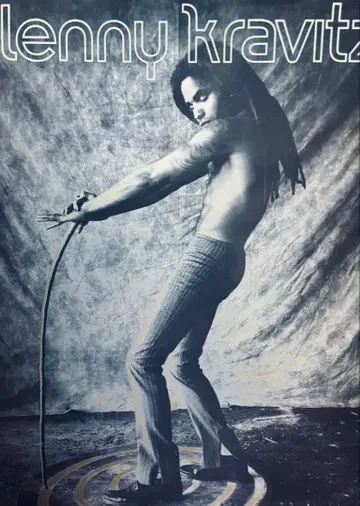 스트라이프 팬츠 슬랙스 그레이 레니 크라비츠풍