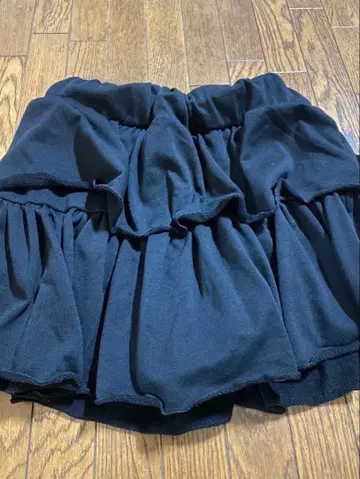 블랙 미니 스커트