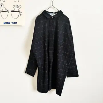 맥레거 긴팔 체크 셔츠 캐주얼 심플한 디자인 다용도