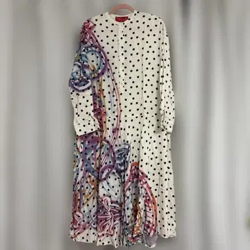 YOKANG 요칸 도트 원피스 오키나와 미사용